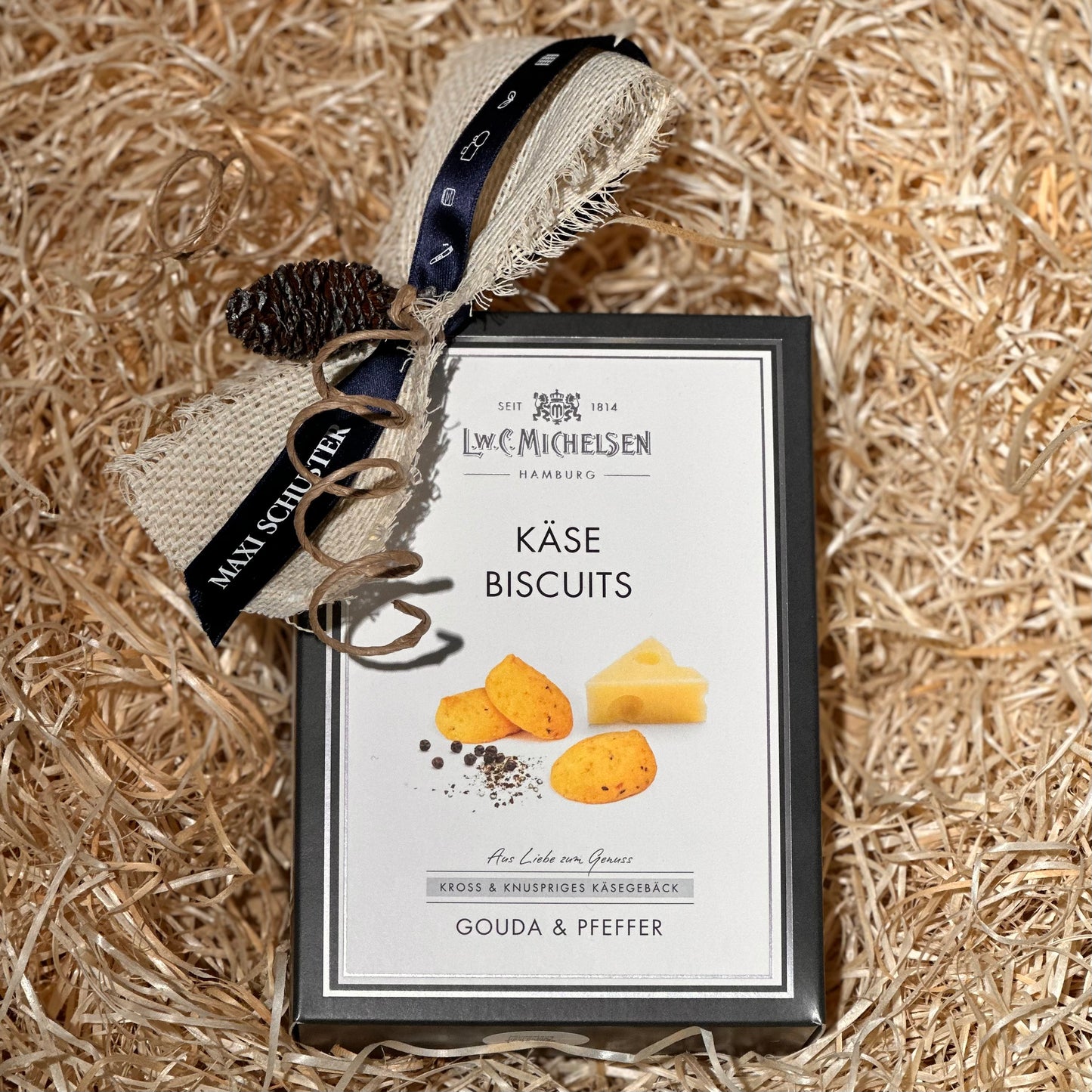 L.W.C. Michelsen Käse-Biscuits mit Pfeffer⎜60g