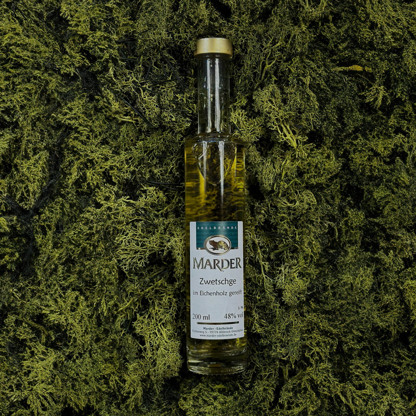 Marder Zwetschgenbrand Holzfaßgelagert⎜0,2l & 0,5l